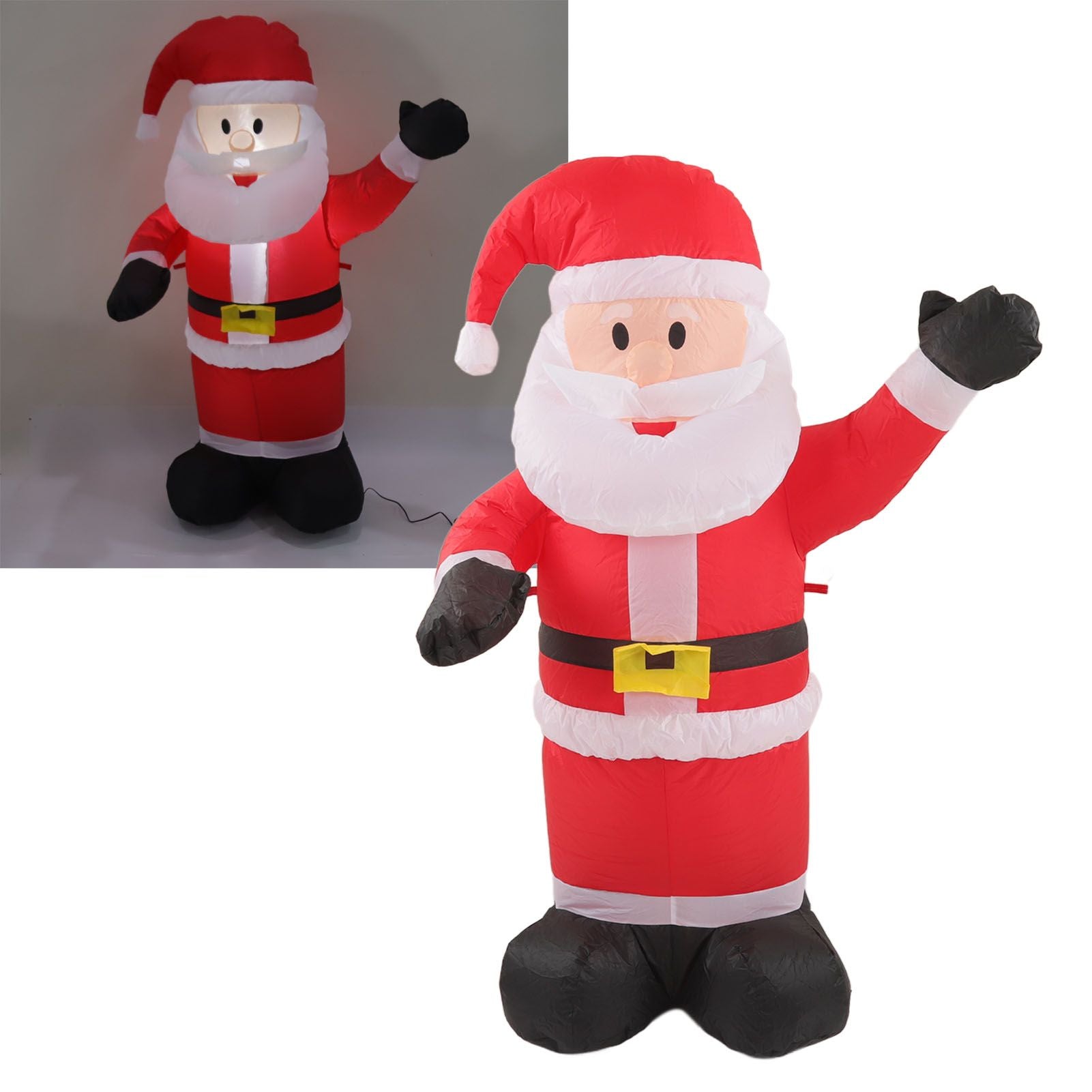 Christmas Inflatable Santa Decoration with LED Lights - Waterproof & Tear Resistant, 100-240V AU Plug