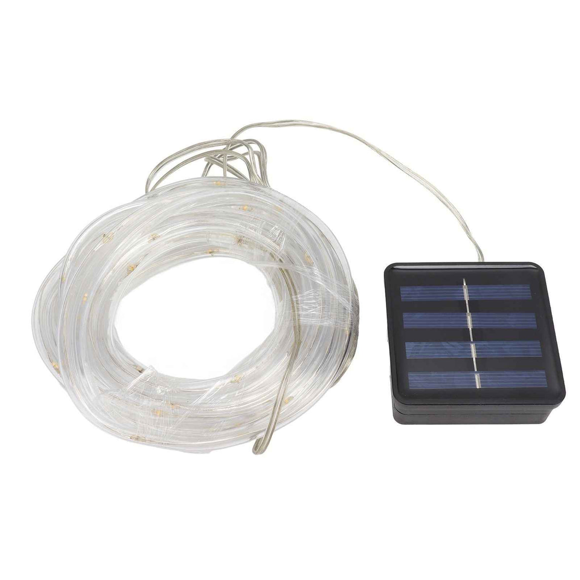 Solar Rope String Lights Waterproof High Brightness LED Solar String Lights for Garden Balcony Christmas Decoration Warm Light