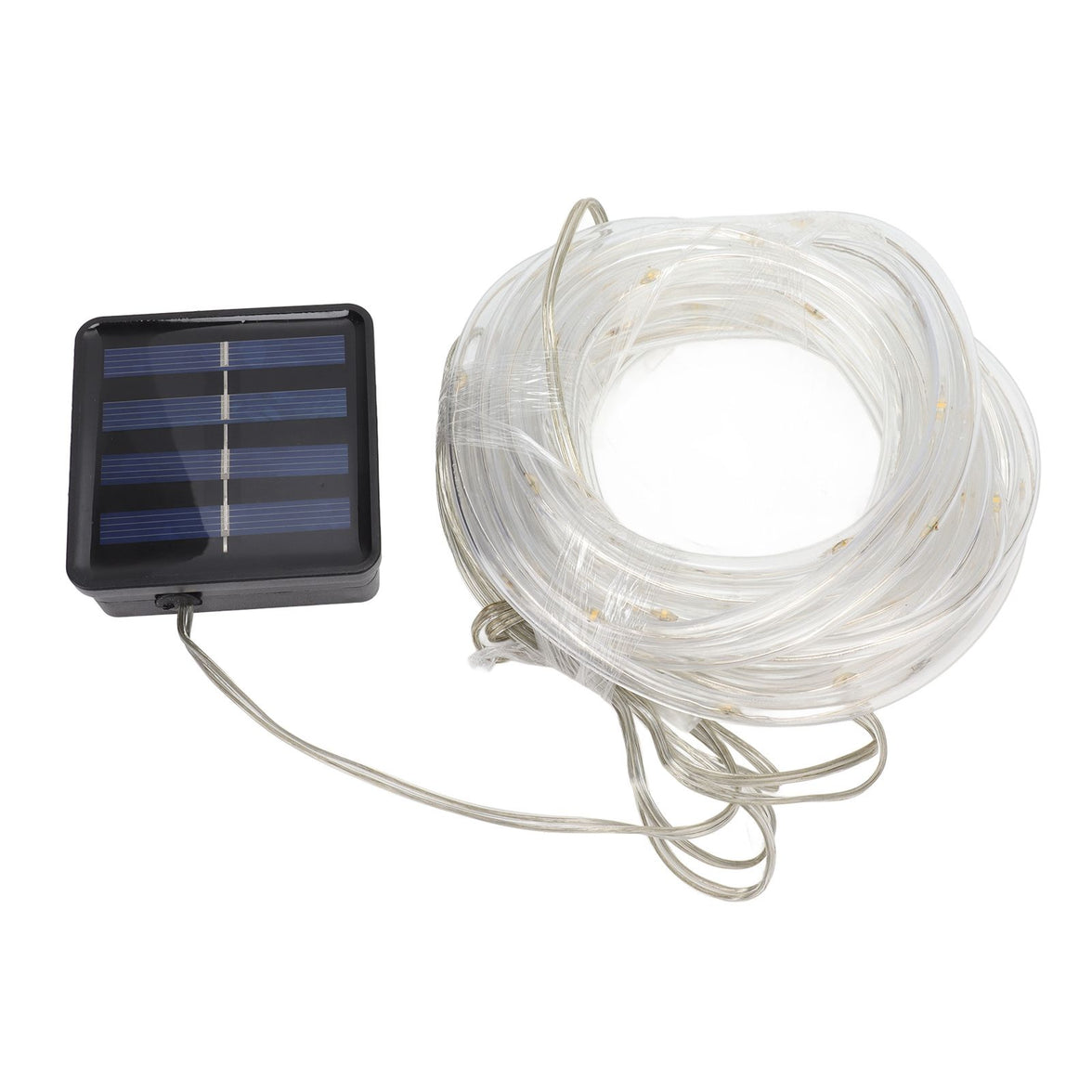Solar Rope String Lights Waterproof High Brightness LED Solar String Lights for Garden Balcony Christmas Decoration Warm Light