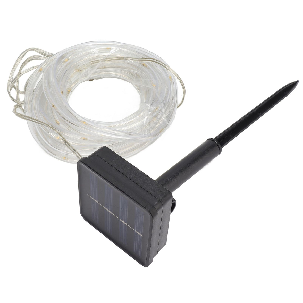 Solar Rope String Lights Waterproof High Brightness LED Solar String Lights for Garden Balcony Christmas Decoration Warm Light