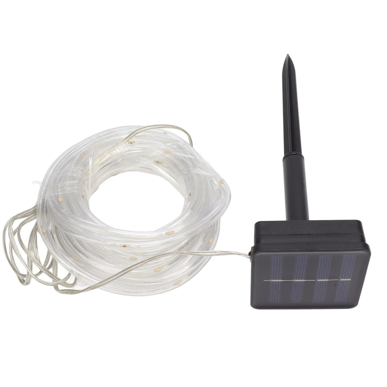 Solar Rope String Lights Waterproof High Brightness LED Solar String Lights for Garden Balcony Christmas Decoration Warm Light