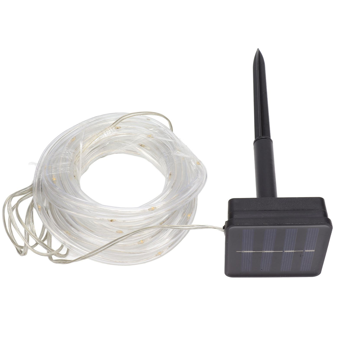Solar Rope String Lights Waterproof High Brightness LED Solar String Lights for Garden Balcony Christmas Decoration Warm Light