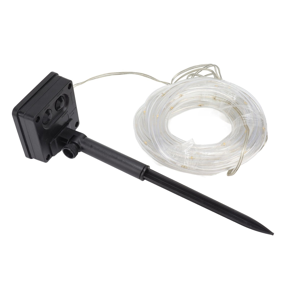 Solar Rope String Lights Waterproof High Brightness LED Solar String Lights for Garden Balcony Christmas Decoration Warm Light