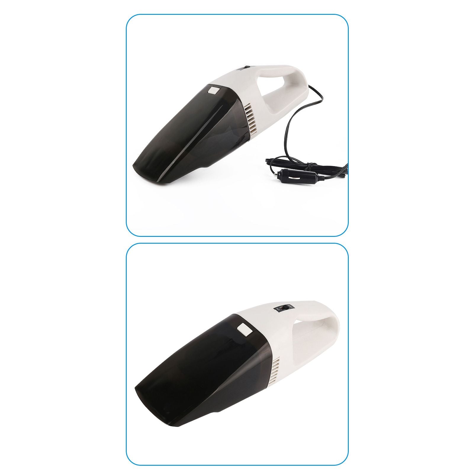 Handheld Vacuum Cleaner High Power Fast Heat Dissipation Ergonomic Design Portable Car Vacuum 100W 12V