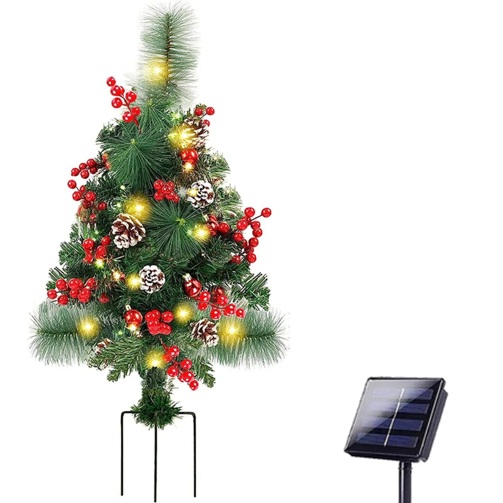 Illuminate Your Holidays with Solar Christmas Tree Lights for Your Garden