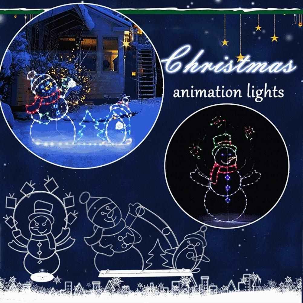Illuminate Your Holiday Spirit with Christmas Animated Ornaments Light String