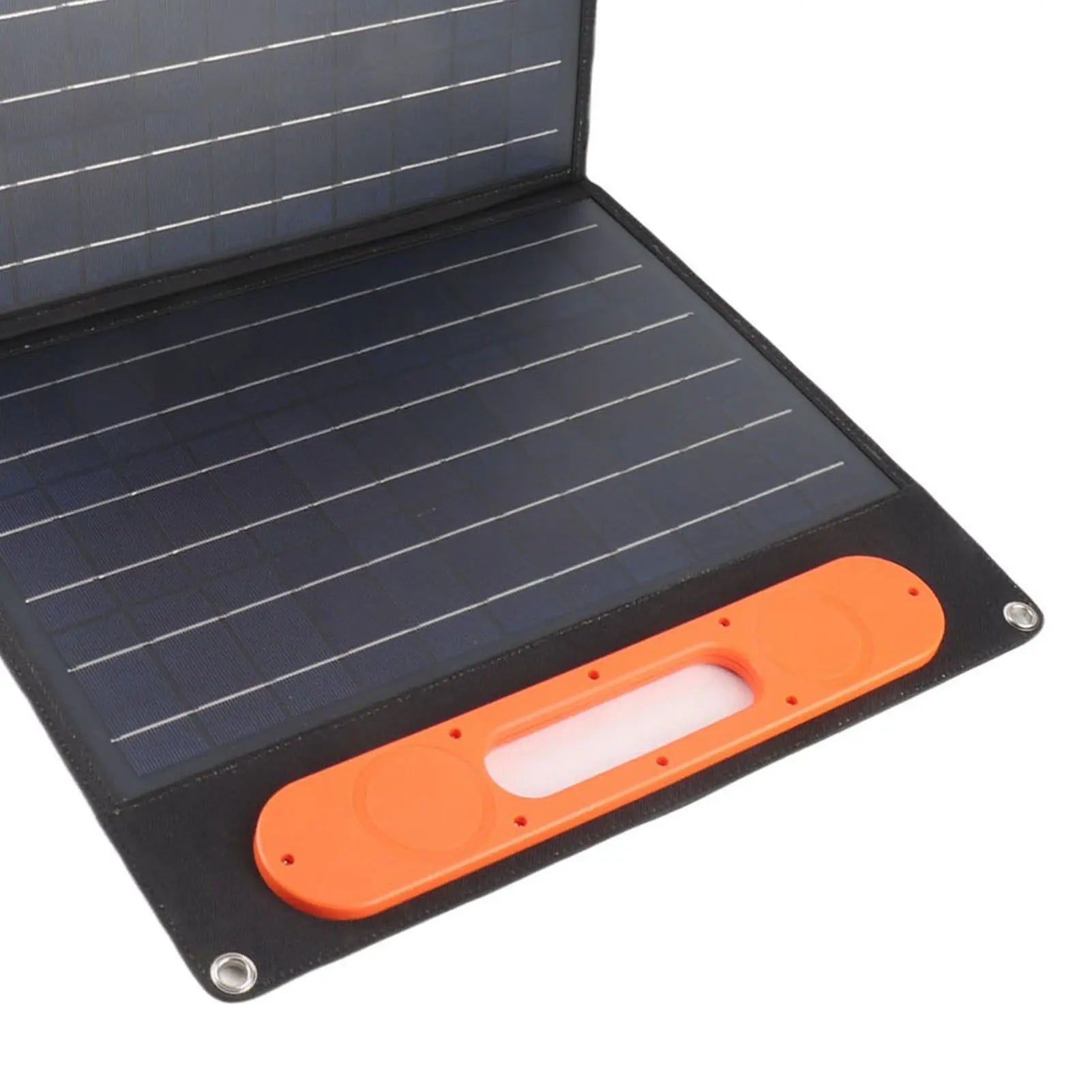 60W 18V Portable Solar Panel Kit Dual USB Port Monocrystalline Folding Solar Charger with Support Bracket for Outdoor Camping