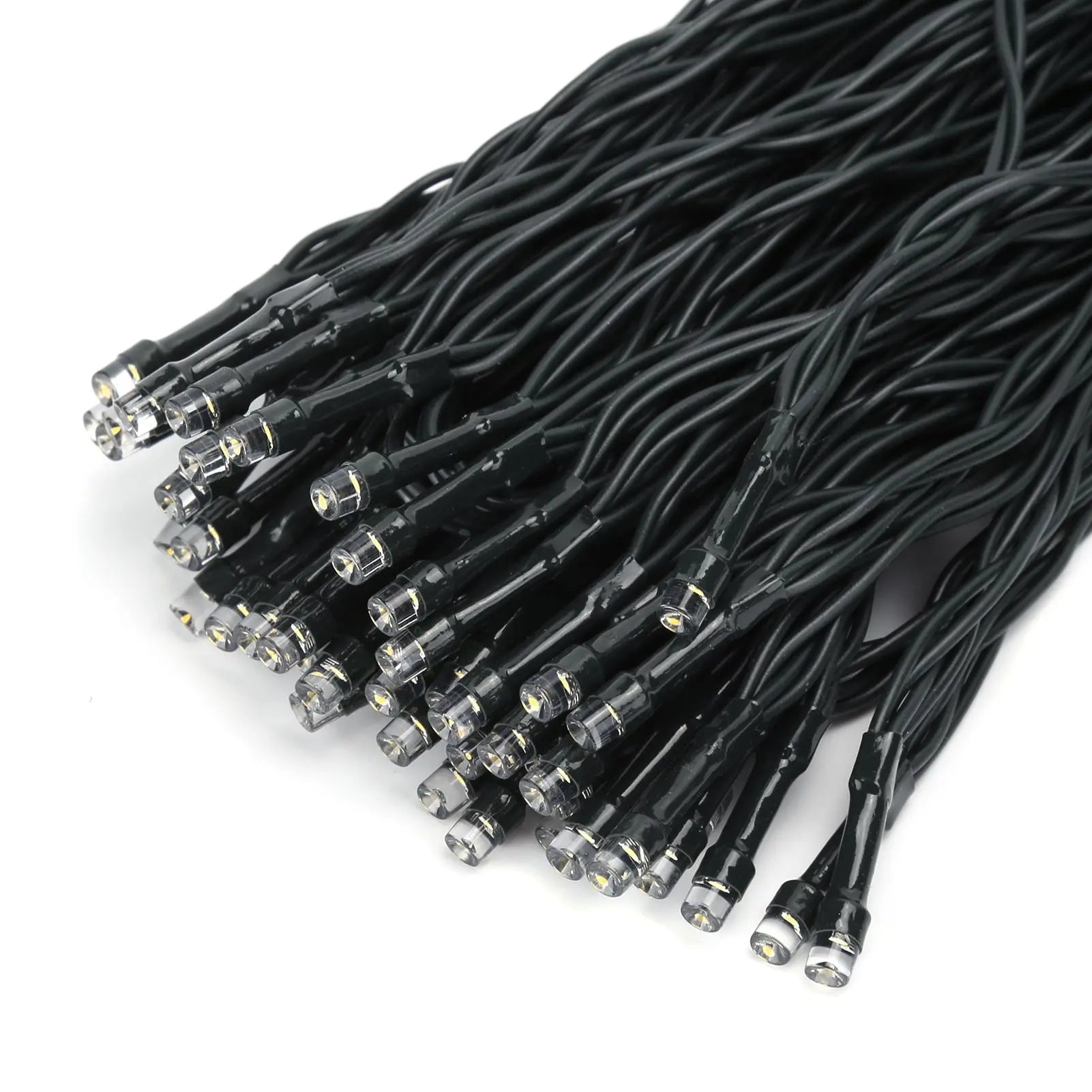 17m Solar String Lights with 100 Warm White LEDs for Outdoor Gardens and Patios