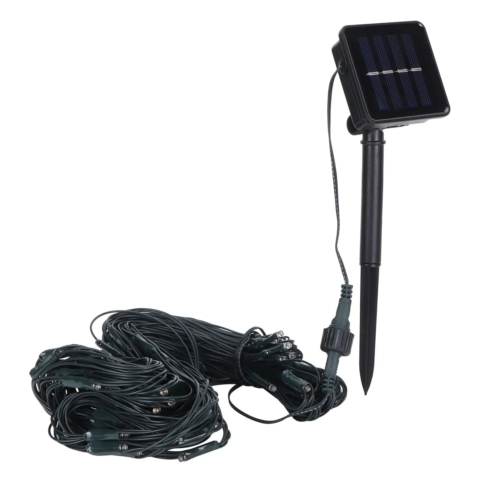 Solar LED Net Lights, 100-LED Waterproof Outdoor Mesh Lights with 8 Modes, 1.5m x 1.5m
