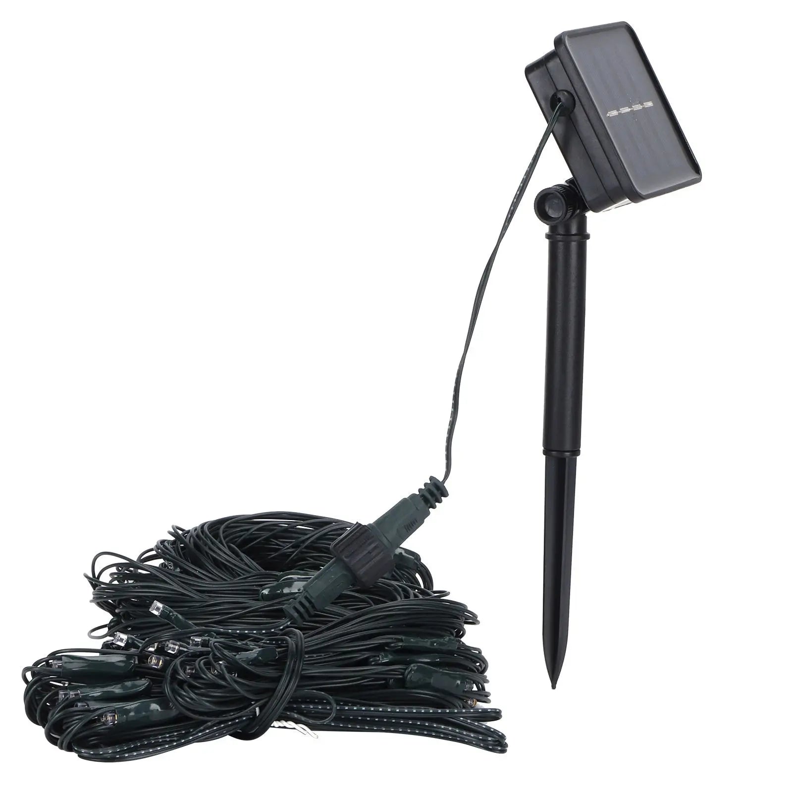 Solar LED Net Lights, 100-LED Waterproof Outdoor Mesh Lights with 8 Modes, 1.5m x 1.5m