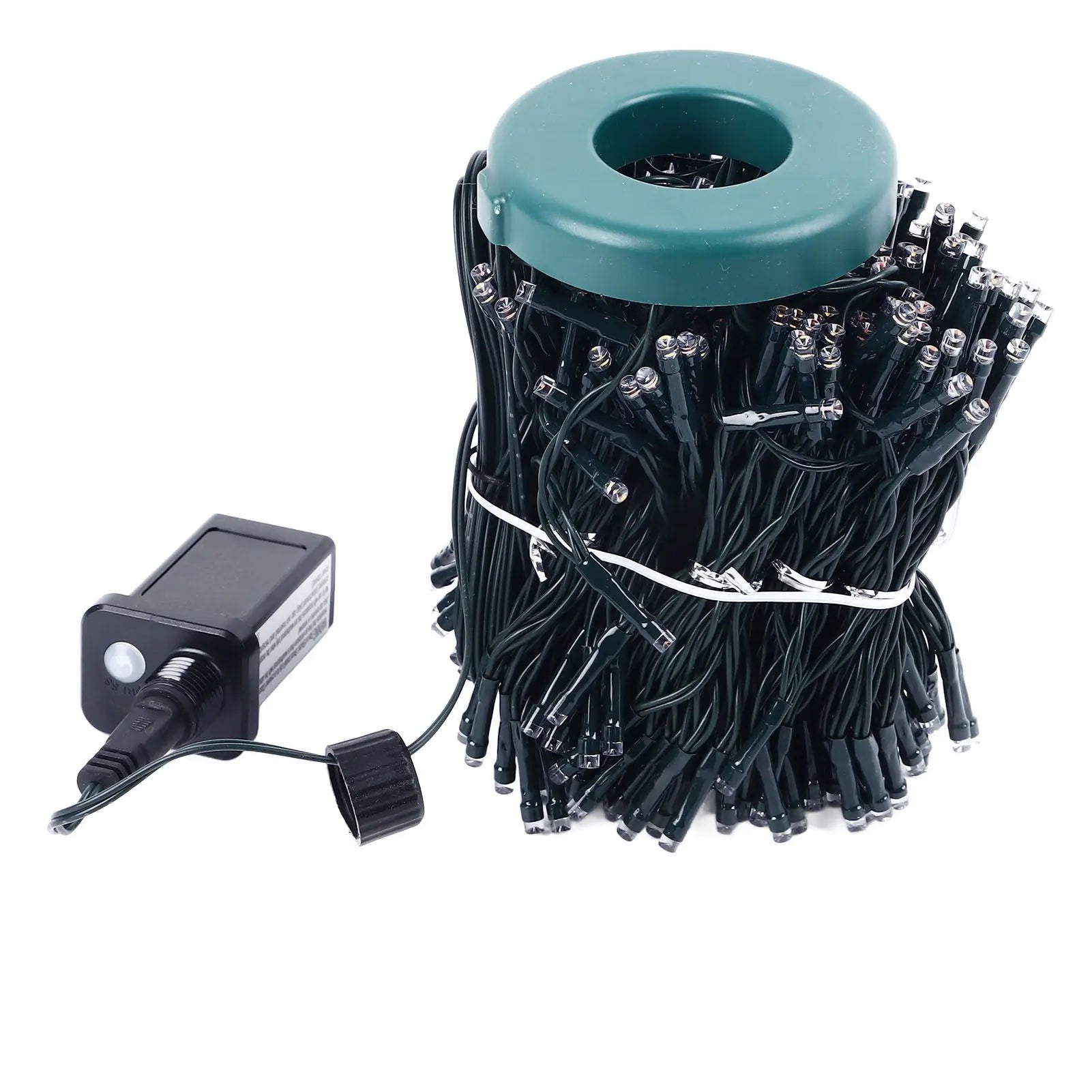 Christmas Tree Waterfall Lights – 400 LED Ring Lights with 8 Modes, 2m