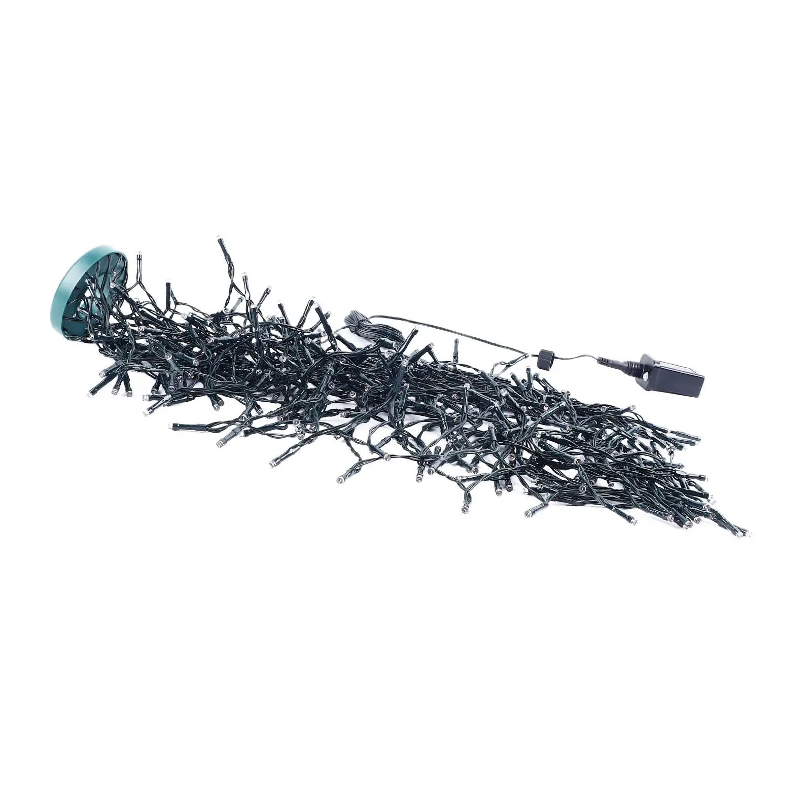 Christmas Tree Waterfall Lights – 400 LED Ring Lights with 8 Modes, 2m