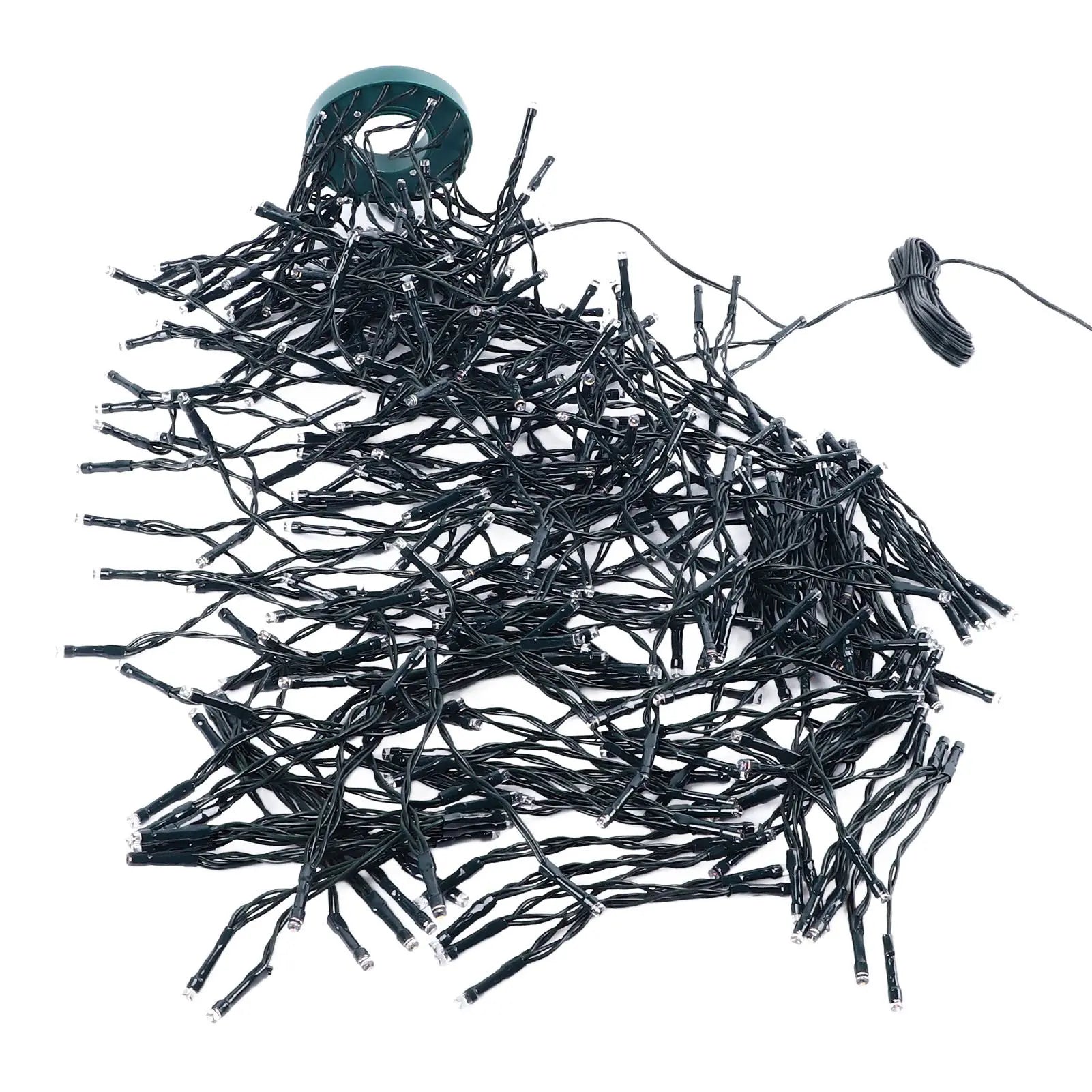 Christmas Tree Waterfall Lights – 400 LED Ring Lights with 8 Modes, 2m