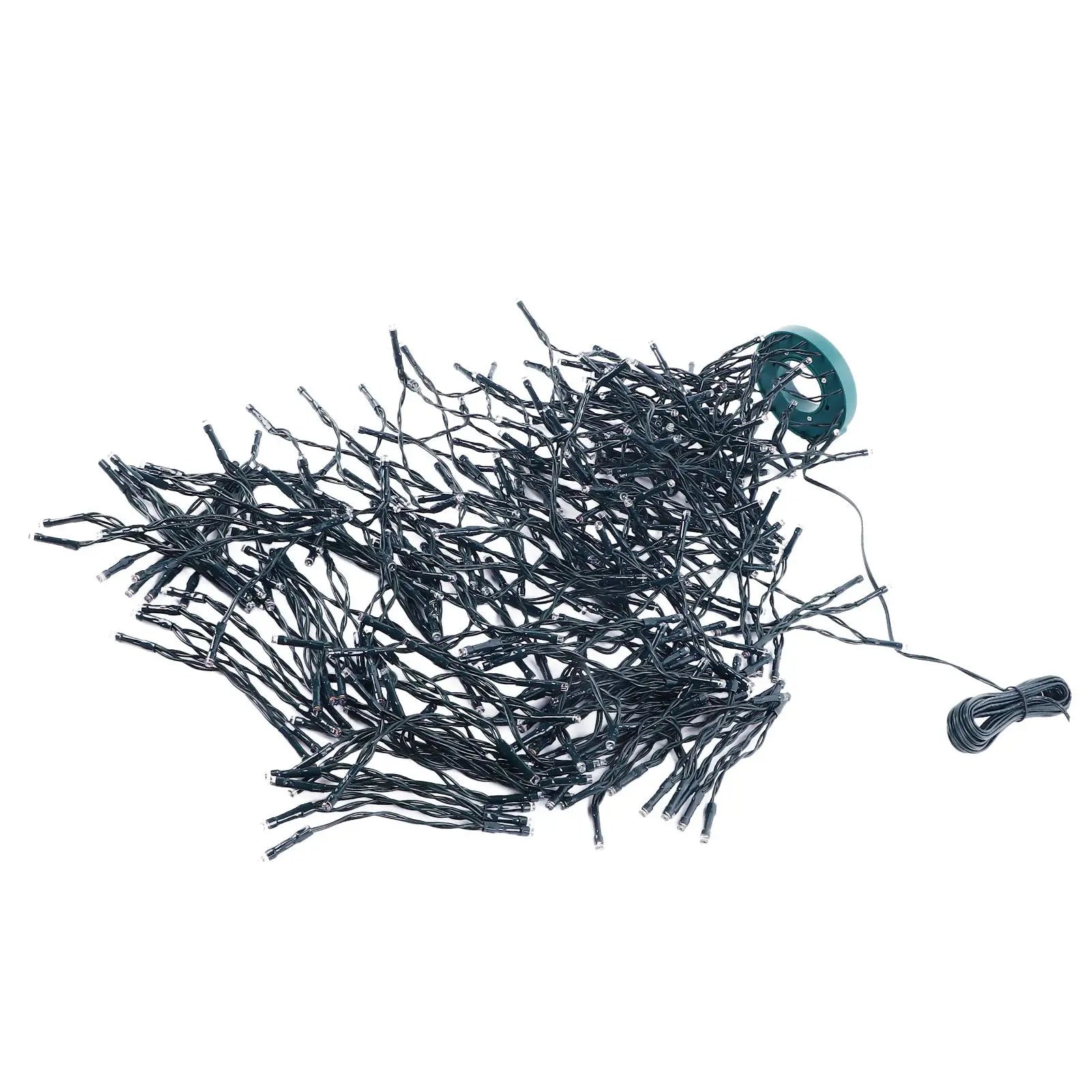 Christmas Tree Waterfall Lights – 400 LED Ring Lights with 8 Modes, 2m