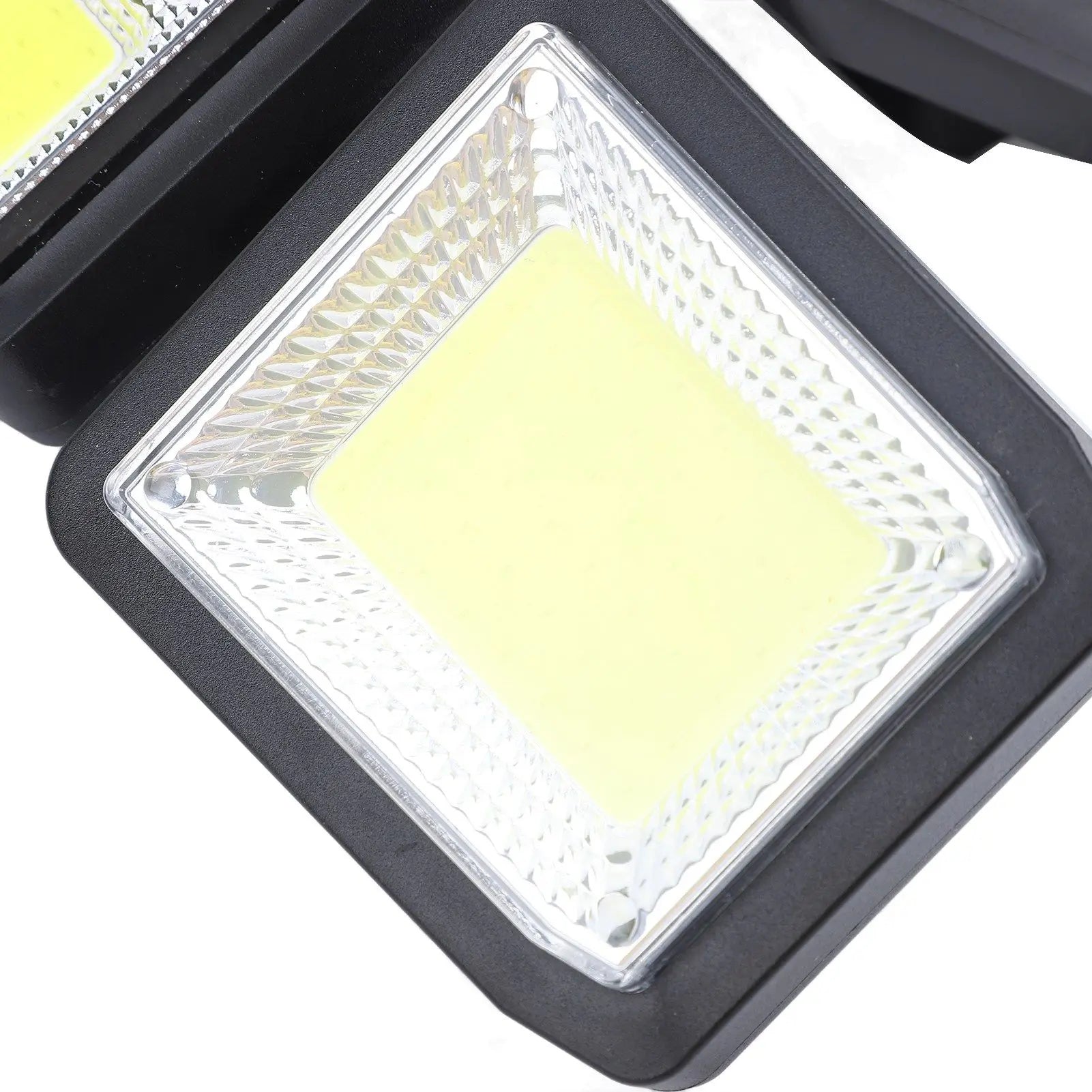 3 Heads Outdoor Solar Wall Light with Remote Control Motion Sensor 3 Lighting Modes Waterproof Wide Angle Rotation Solar Fence Light