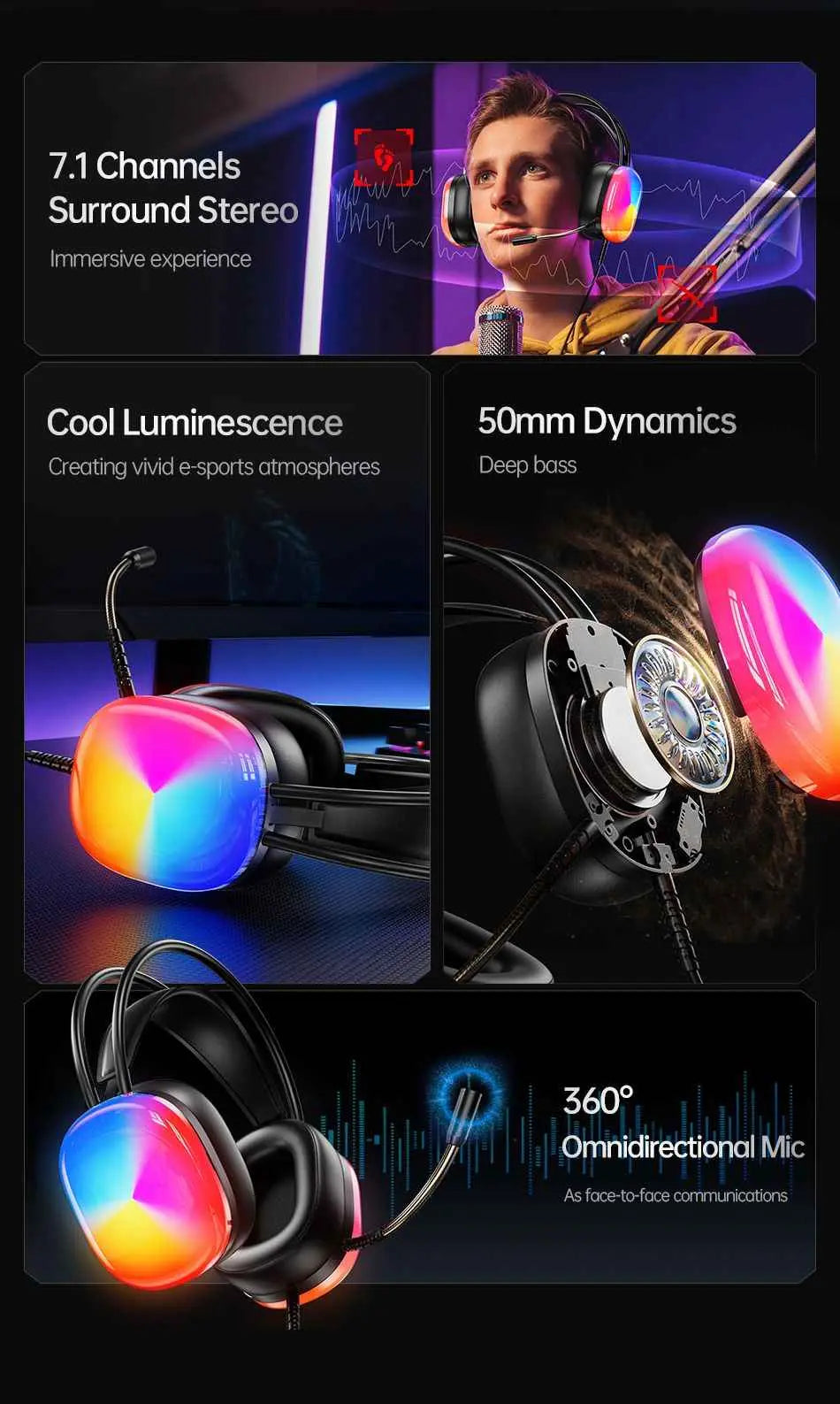 Immerse Yourself in Victory with the AWEI GM11 Gaming Headset