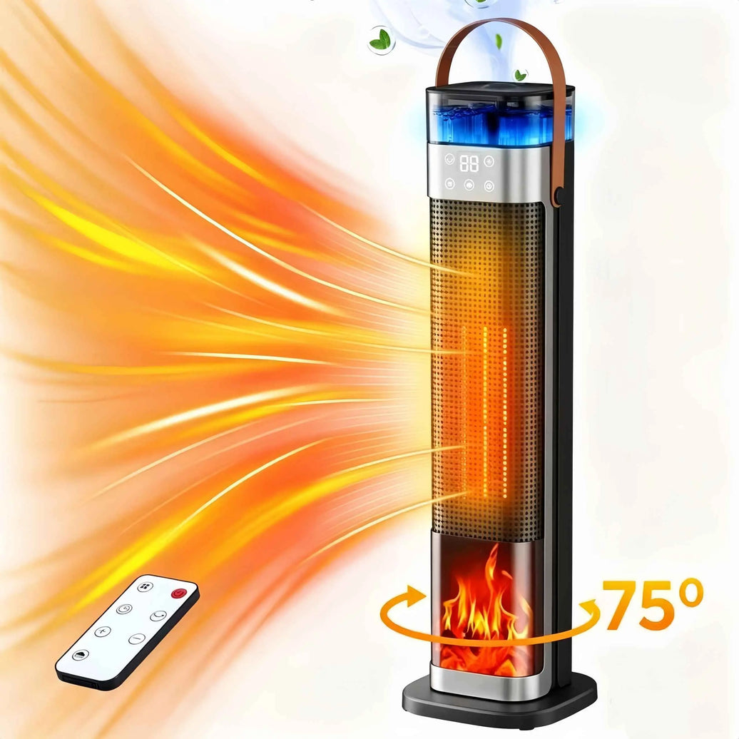 Tower Space Heater with Humidifier