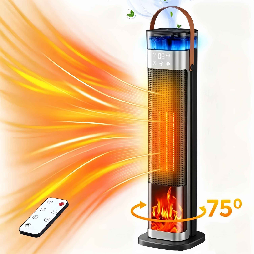 Tower Space Heater with Humidifier