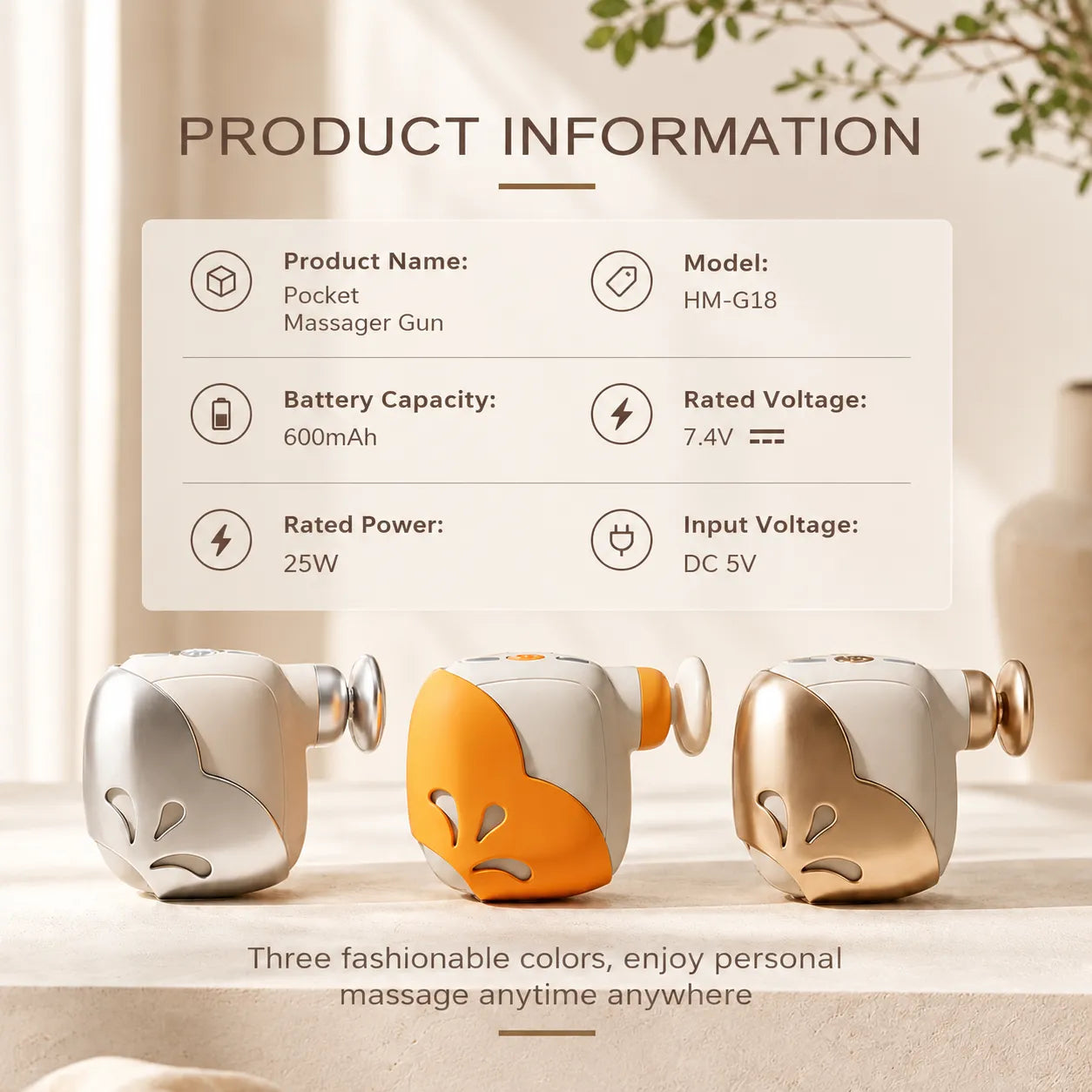 Portable Mini Massage Gun: Your Go-To Device for Instant Muscle Relief Anywhere