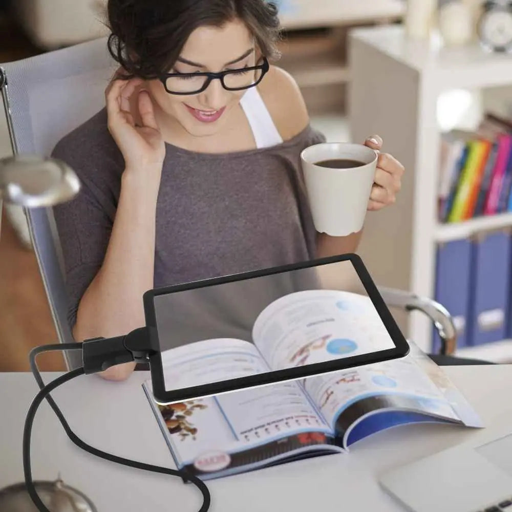 Hands-Free Magnifying Glass for Reading: The Ultimate Full-Page Solution for the Visually Impaired
