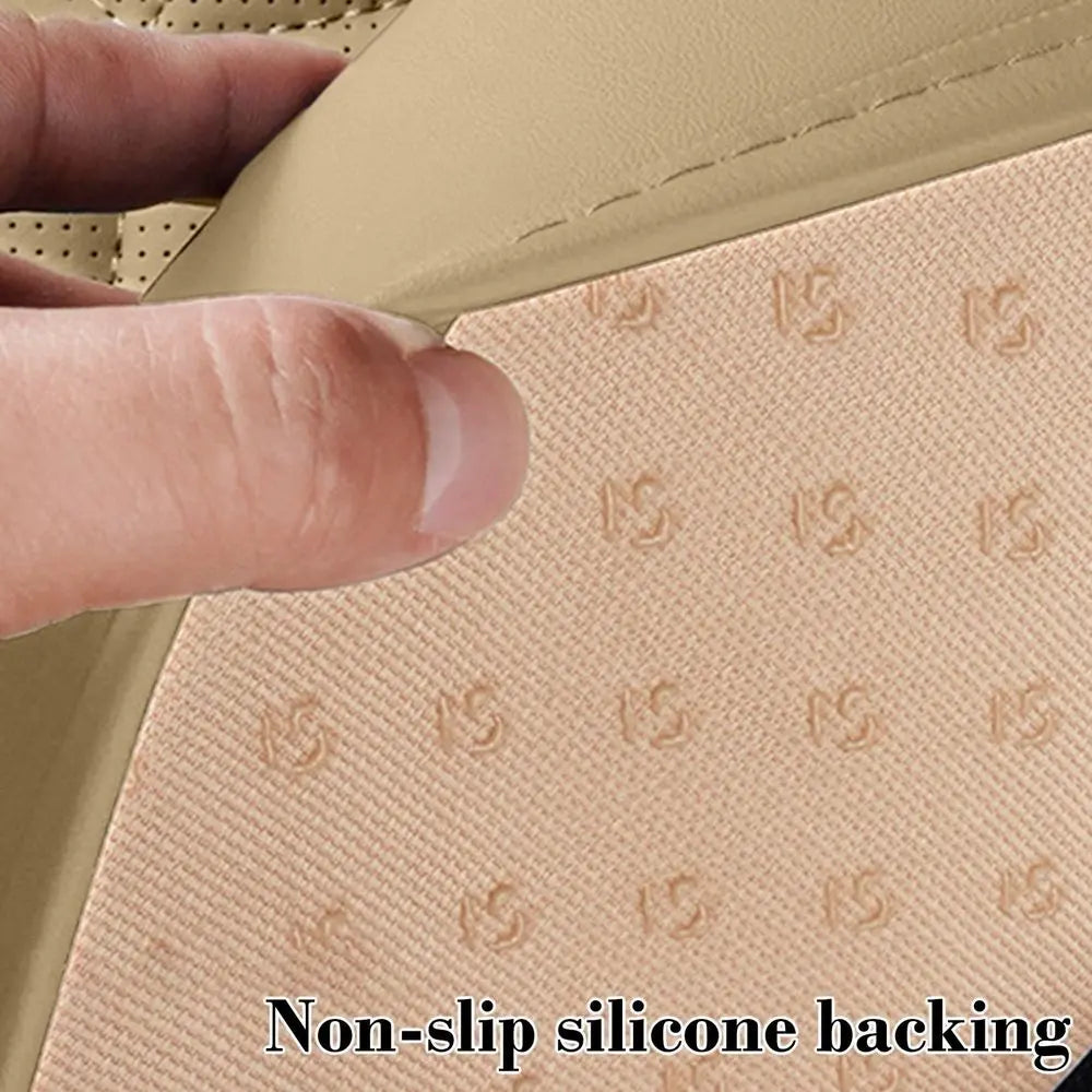 Breathable Leather Velvet Car Seat Cushion Cover | All-Season Mesh Seat Pad with Ventilation Technology | Comfortable Support for Enhanced Driving Experience