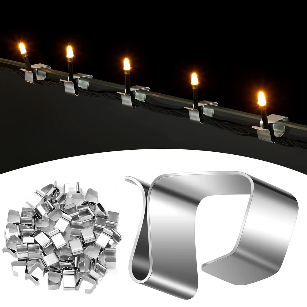 Transform Your Holiday Décor with Our Durable Christmas Light Gutter Hooks