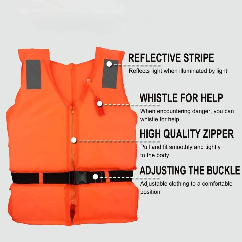 Kids Life Jacket – Adjustable Safety Vest for Swimming, Boating & Water Sports, Ages 4–12
