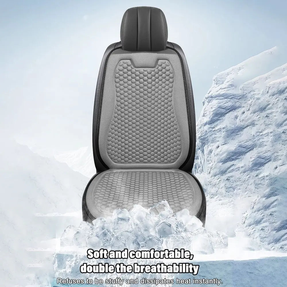 Breathable Car Seat Cushion & Backrest for Cool, Comfortable Driving
