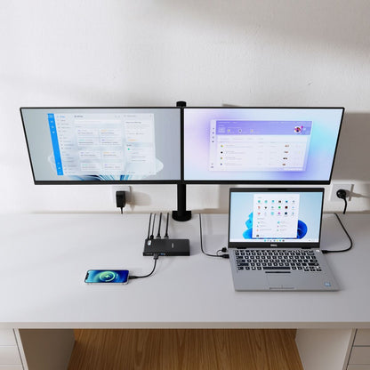 mbeat USB-C Dual HDMI Docking Station for Versatile Connectivity