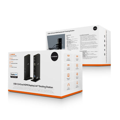 mbeat USB-C Dual HDMI Docking Station for Versatile Connectivity