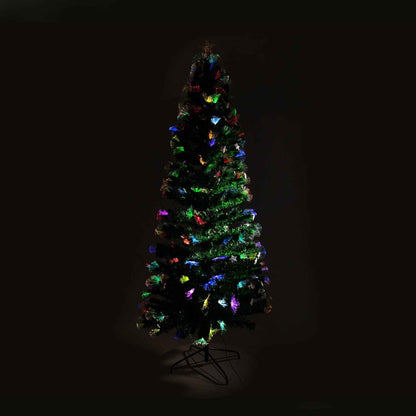 Christabelle 1.5m Enchanted Pre Lit Fibre Optic Christmas Tree Stars Xmas Decor