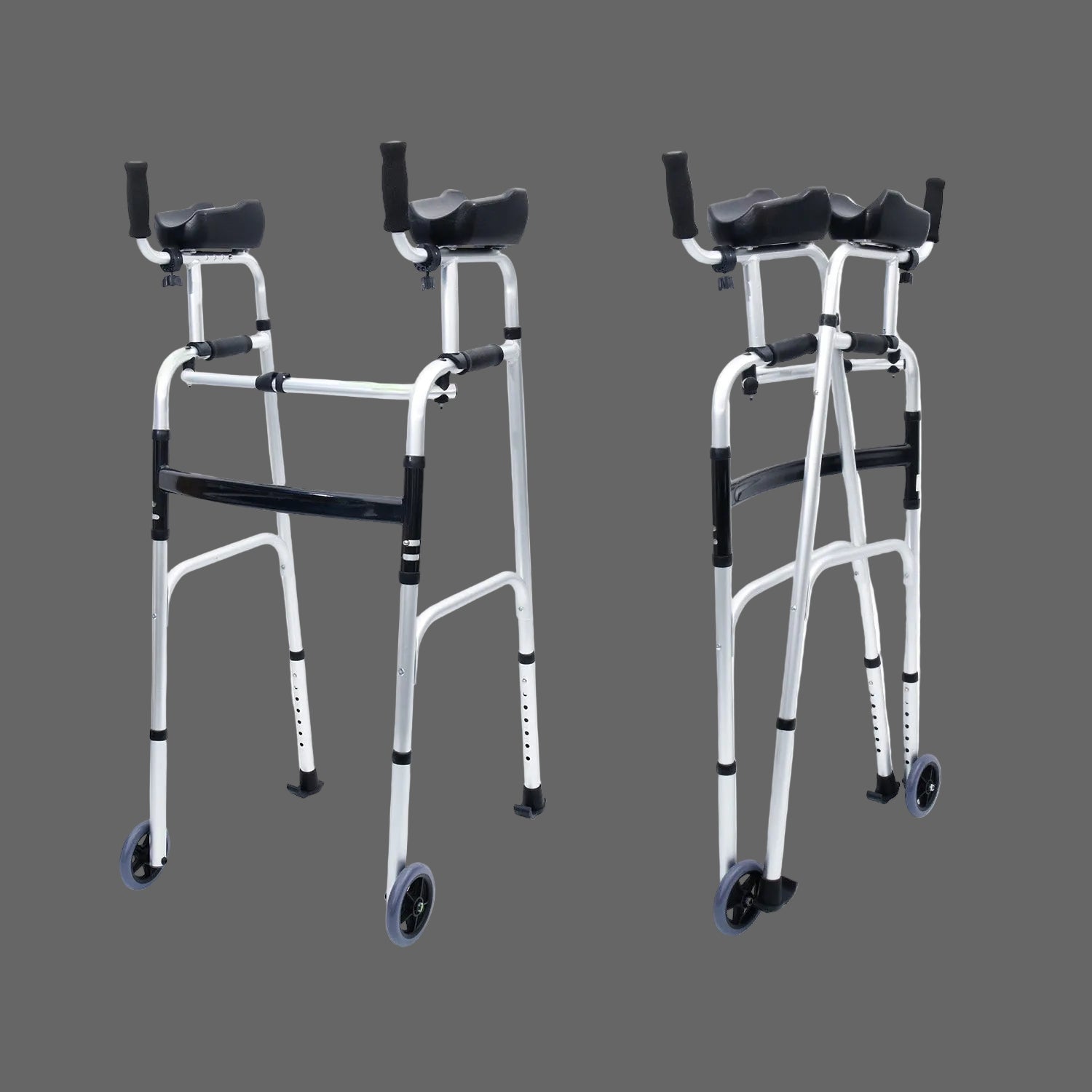 Adjustable Aluminium Rollator Walker for Enhanced Mobility and Comfort