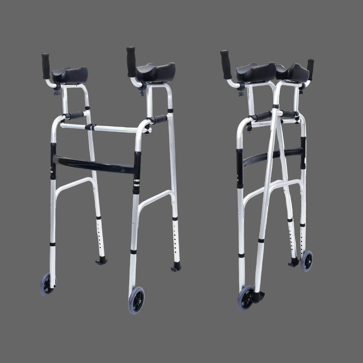 Adjustable Aluminium Rollator Walker for Enhanced Mobility and Comfort