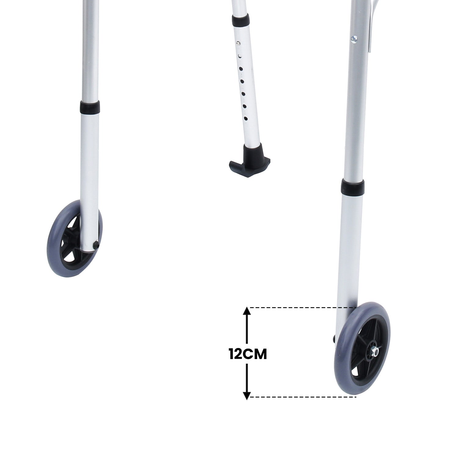 Adjustable Aluminium Rollator Walker for Enhanced Mobility and Comfort