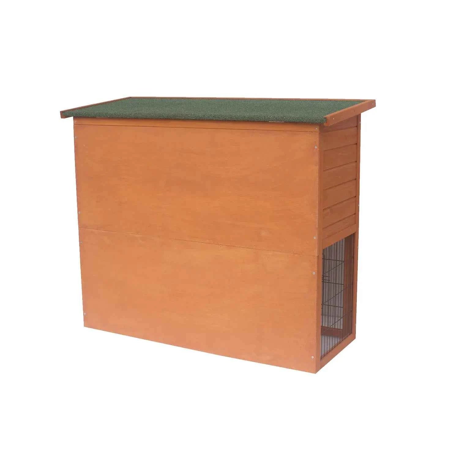 Little Buddies 2-Storey Wooden Rabbit Hutch for Pet Rabbits