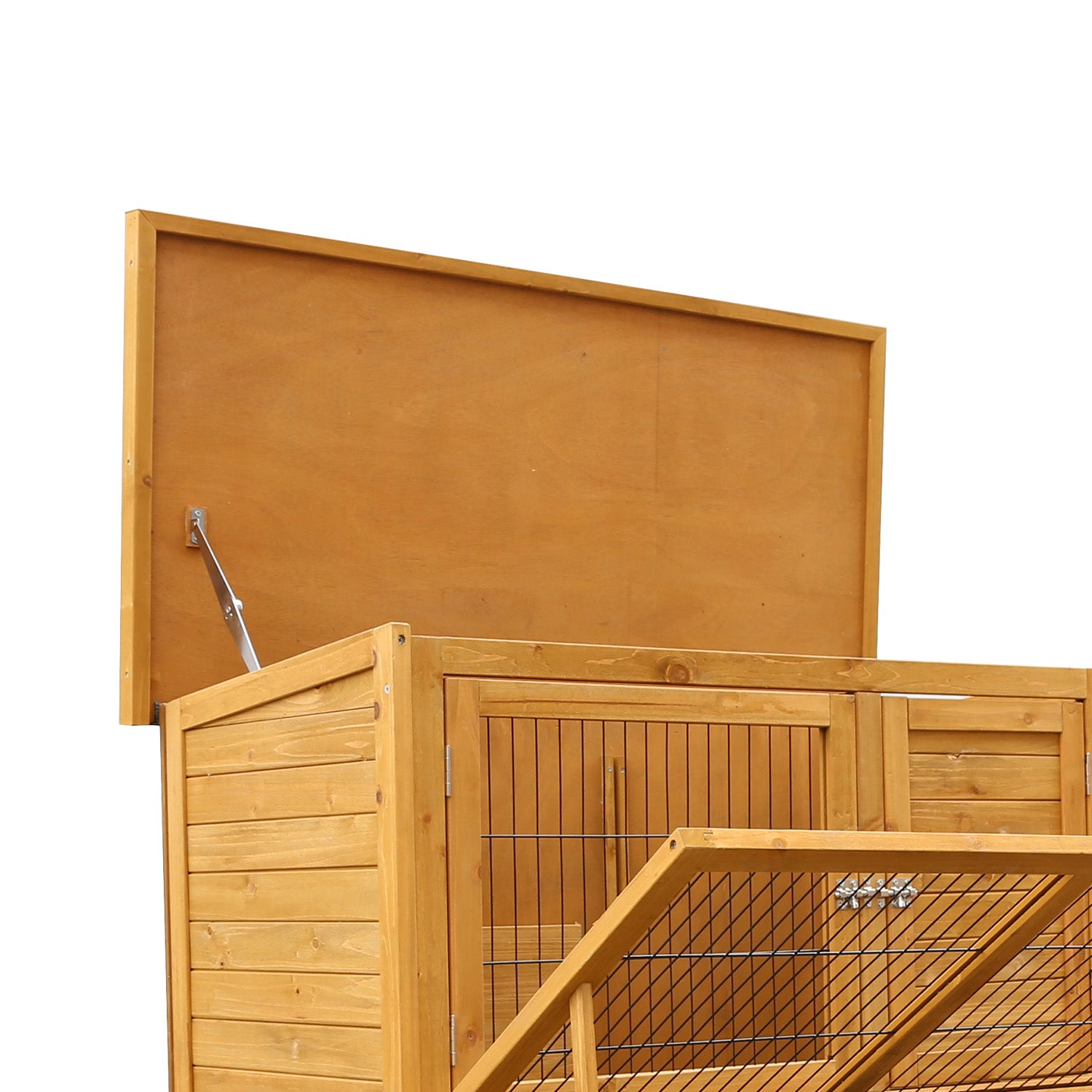 Furtastic Chicken Coop Rabbit Hutch with Large 2-Storey Run