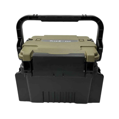 Multifunctional Fishing Tackle Box Portable Gear Storage Case Organizer Tool Box - Blue