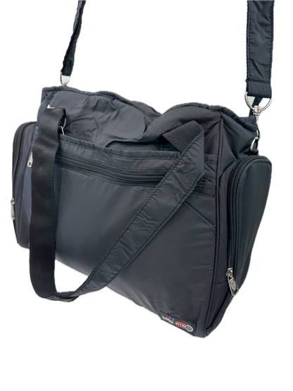 FIB Baby Nappy Bag Diaper Maternity Milk Mummy Changing Travel Tote - Black