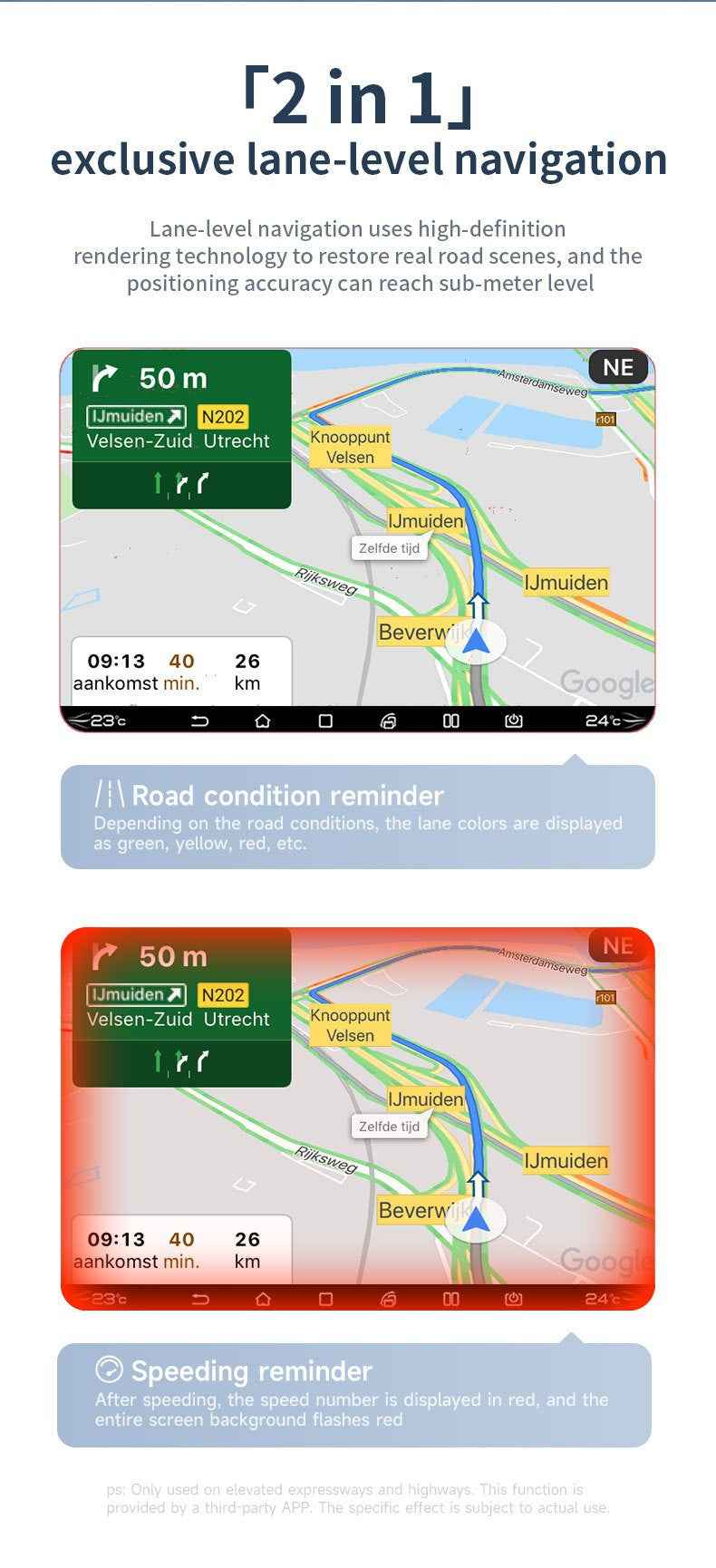 2-in-1 Wireless CarPlay & Android Auto Adapter - Plug & Play Dongle for Cars(Applicable to Android-Black)