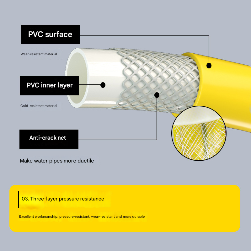 Yellow Foam Gun Set - High-Pressure Car Wash Foam Gun & Hose with Adjustable Nozzle for Cleaning, Gardening & Pet Washing (10m)