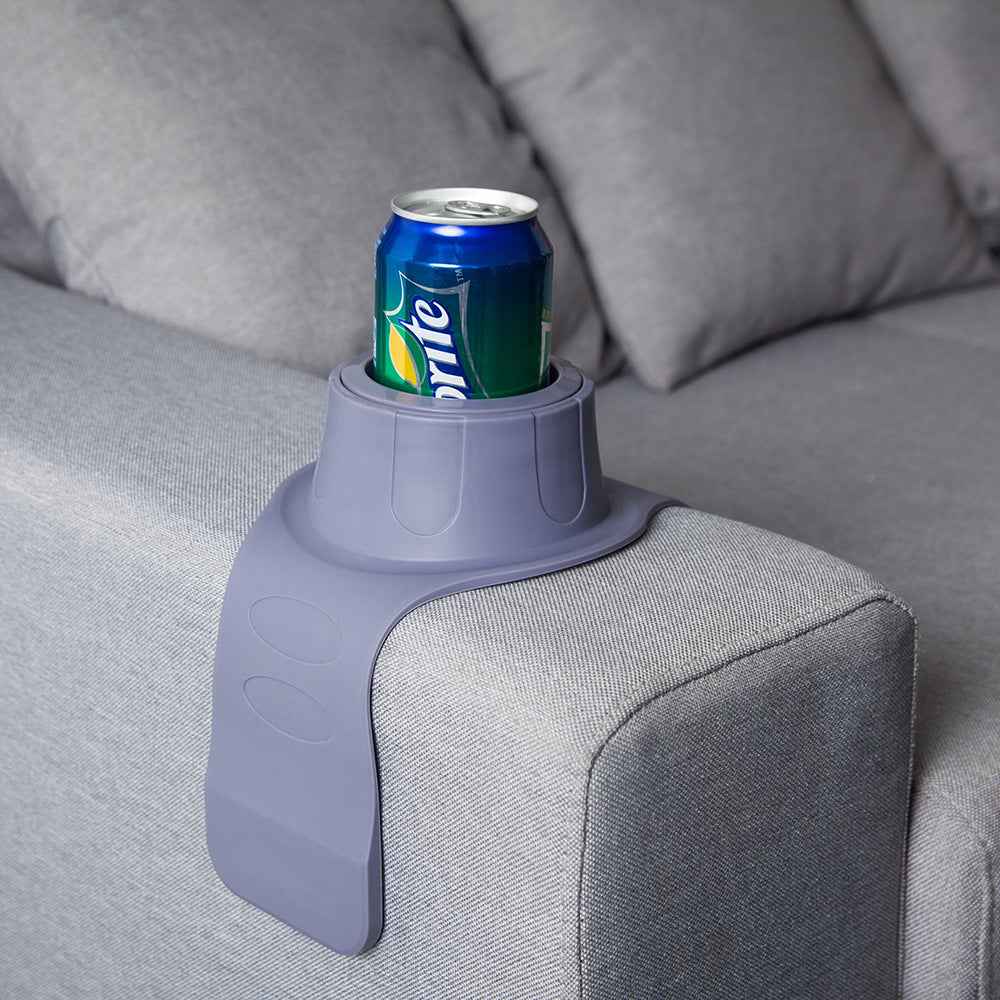 Flexible Anti-Spill Silicone Couch Arm Cup Holder - Sofa Armrest Drink Tray(black) - Donsdropshipstore.com