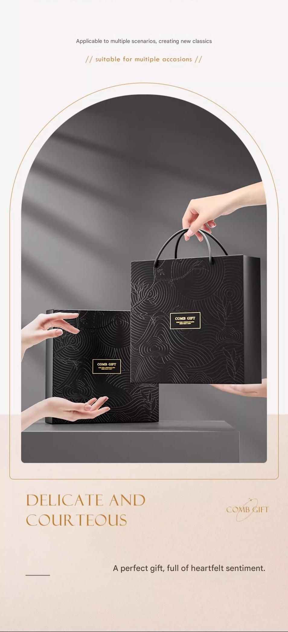 Pink 5-Piece Gift Box Set Premium ABS Hair Care Gift Set with Cushion Paddle Brush, Detangling Comb, Cleaning Brush & Stand - Elegant Mother’s Day or Couple’s Gift for Daily Styling and Scalp Comfort