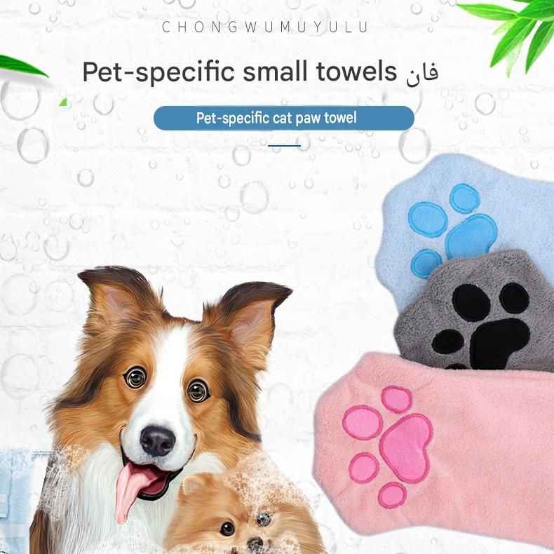 3-piece Pet Grooming Bathing Kit with 2 pack Grey Pet Drying Glove Towel and White Pet Shower Sprayer Brush Set - Coral Fleece Quick Dry Absorbent Cleaning Towel, Water Control Bath Tool for Dogs and Cats