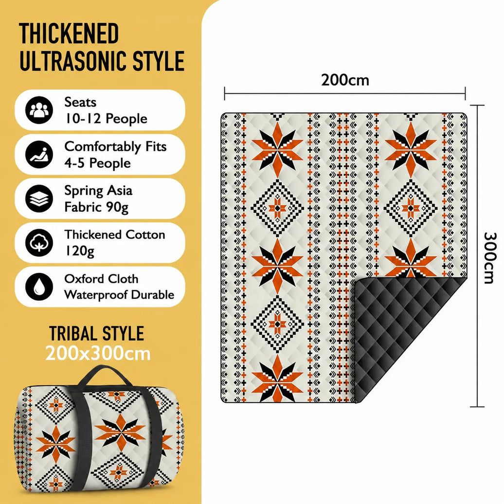 Extra Large Waterproof Picnic Blanket - Perfect for Family Gatherings & Outdoor Adventures