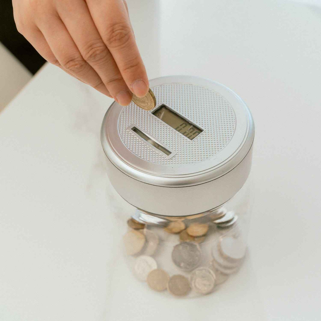 Digital Coin Counting Jar with LCD Display - Fun Australian Coin Money Jar for Kids