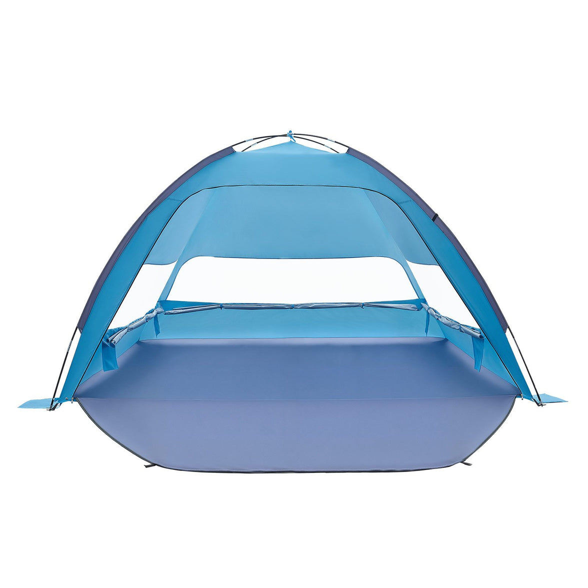 Beach Tent Sun Shelter for 6 Person, UPF 50+ Protection, Portable Sun Shade Canopy with Carrying Bag & Sand Pockets, Lightweight and Easy Setup Beach Umbrella for Camping Fishing Outdoor Picnic