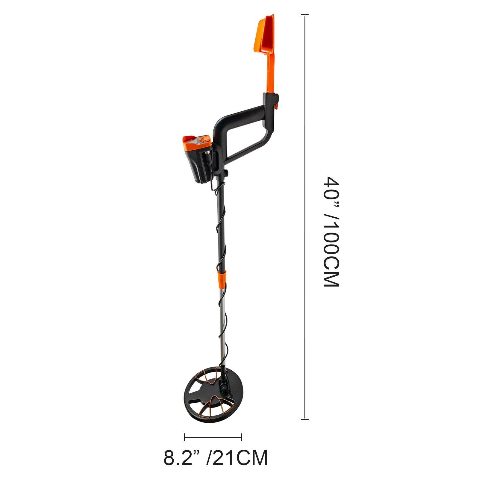 Metal Detector Waterproof LCD - Underwater and Underground High Accuracy Detector for Adults and Children with Headphones (Yellow 3010)
