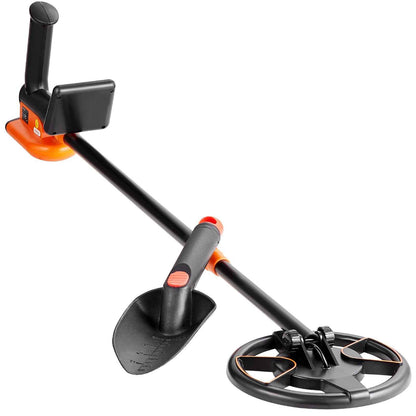 Metal Detector for Kids, 150mm, Waterproof Search Coil with LCD Display, Adjustable 660.4-914.4 mm Gold Detector, Lightweight Carbon Fiber Stem for Junior & Youth Detecting Gold Coin Treasure