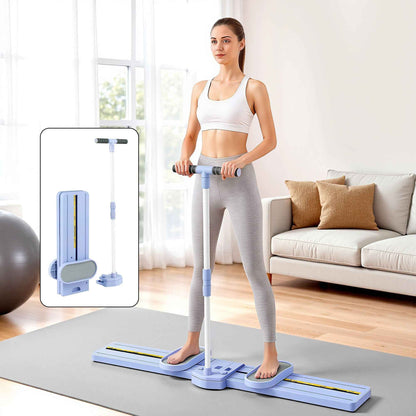 Everfit Thigh Hip Exerciser Machine - Home Ski Leg Trainer Fitness Cardio Foldable