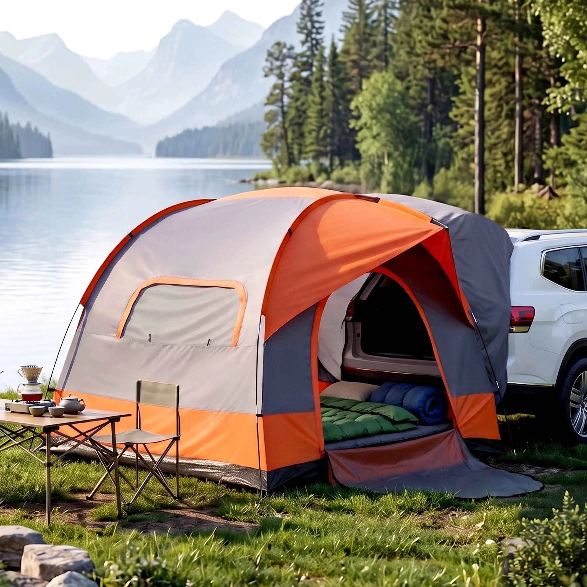 Weisshorn Family Camping Tent - Spacious 6-8 Person SUV-Compatible Tent